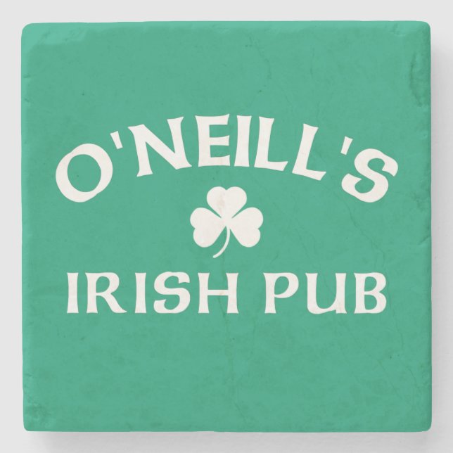 Posavasos De Piedra Pub Irlandés de O'Neill  (Anverso)