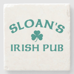 Posavasos De Piedra Pub Irlandés de Sloan
