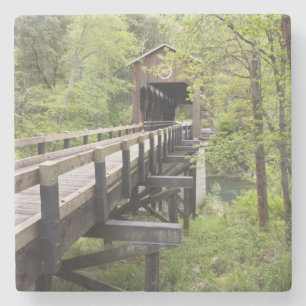 Posavasos De Piedra Puente cubierto McKee, Jacksonville, Oregon