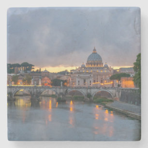 Posavasos De Piedra Puente St. Angelo, Basílica de San Pedro, Roma