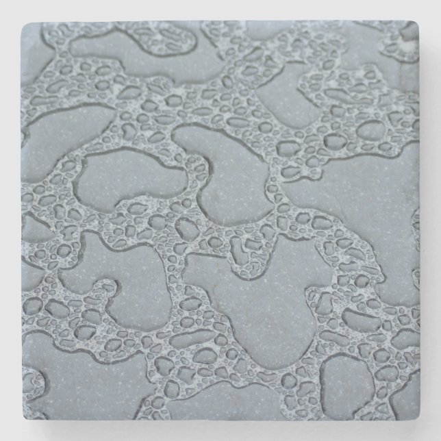 Posavasos De Piedra Puentes húmedos de lluvia (gotas de lluvia) (Anverso)