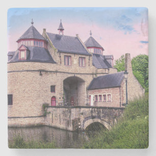 Posavasos De Piedra Puerta histórica de Brujas