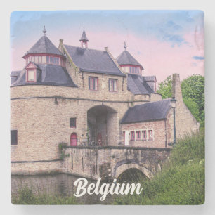 Posavasos De Piedra Puerta histórica de la ciudad en la plaza Brujas