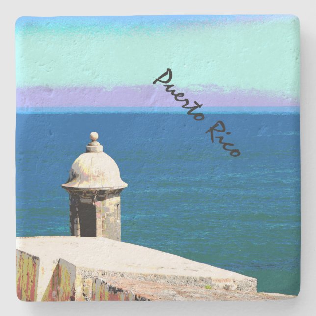 Posavasos De Piedra Puerto Rico (Anverso)