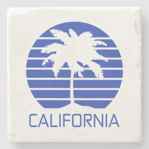 Posavasos De Piedra Puesta de sol en California