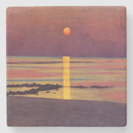 Posavasos De Piedra Puesta de sol (por Félix Vallotton)