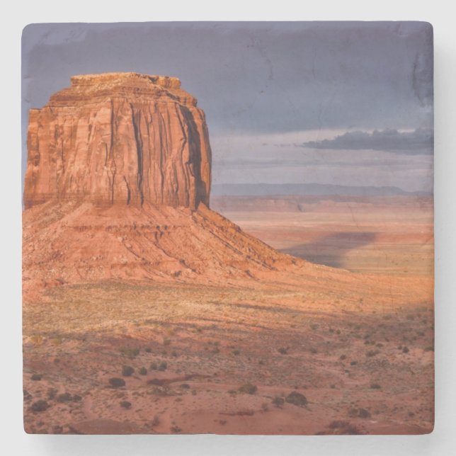 Posavasos De Piedra Puesta del sol (Anverso)