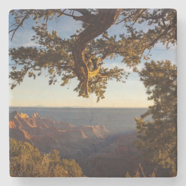 Posavasos De Piedra Puesta del sol sobre el Gran Cañón (Anverso)