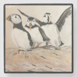 Posavasos De Piedra Puffin