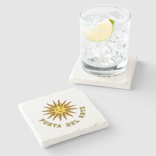 Posavasos De Piedra Punta del Este, Uruguay (Lateral)