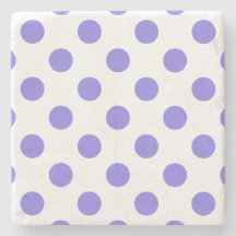 Puntos de polka periwinkle