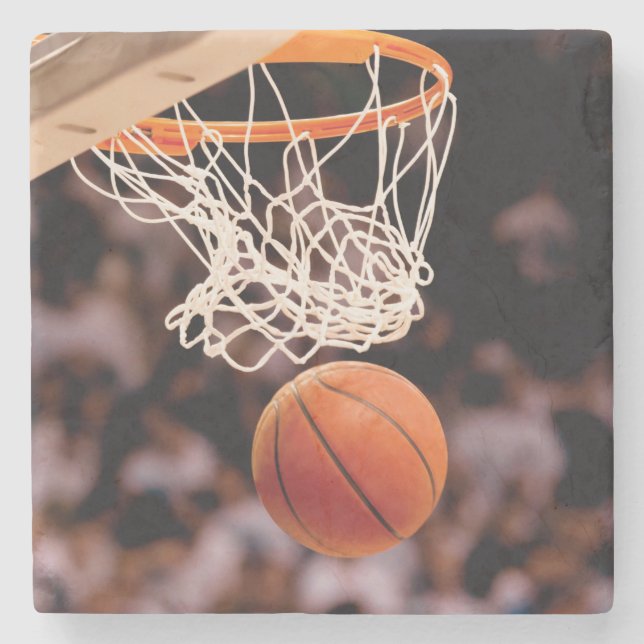 Posavasos De Piedra Puntuación de baloncesto (Anverso)