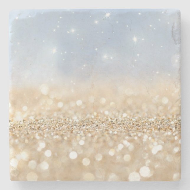 Posavasos De Piedra Purpurina (Anverso)