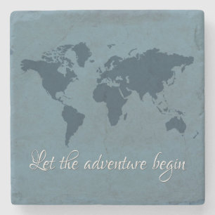 Posavasos De Piedra Que comience la aventura