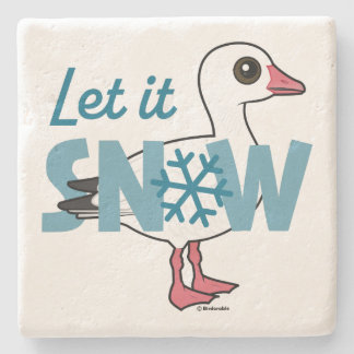 Posavasos De Piedra ¡Que nieve!