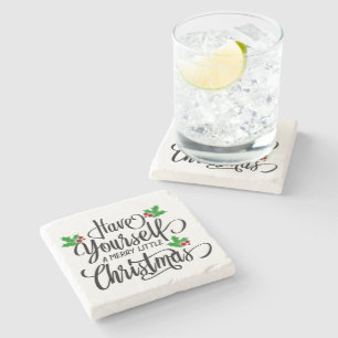 Posavasos De Piedra Que te den unas vacaciones con Navidades pequeños