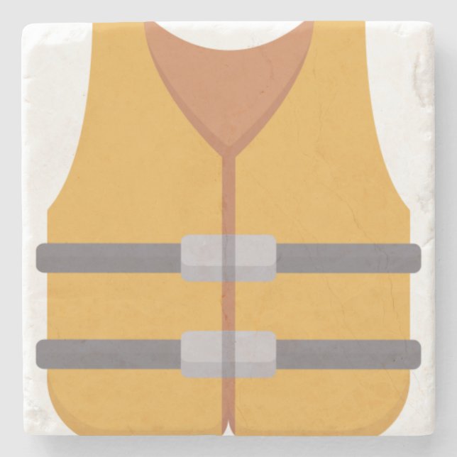 Posavasos De Piedra Queja salvavidas (Anverso)