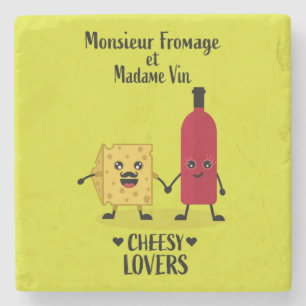 Posavasos De Piedra Quesos y regalos de vino de Francia