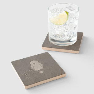Posavasos De Piedra ¿Quién me duerme de la escayola de piedra?