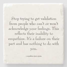 Posavasos De Piedra Quote about relationships. 