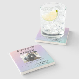 Posavasos De Piedra Rainbow Bridge Comfort Pet Memorial Keepsake