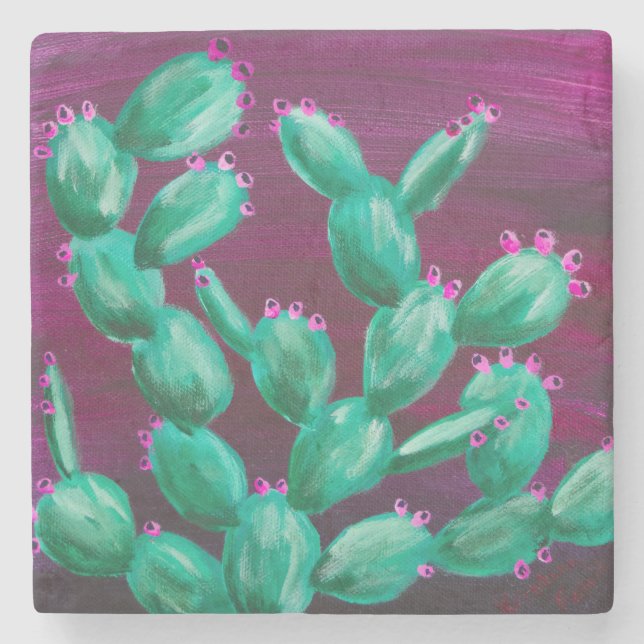 Posavasos De Piedra Rápido y rápido (Anverso)