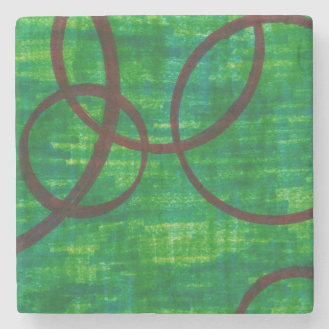 Posavasos De Piedra Rastreo II de Crimson (Anverso)