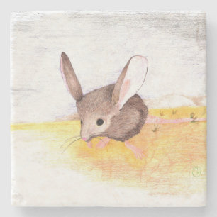 Posavasos De Piedra Ratón desierto