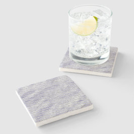Posavasos De Piedra Rayas Purpurinas Glitzy Morado Plateado