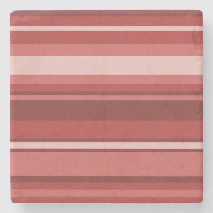 Posavasos De Piedra Rayas rojas