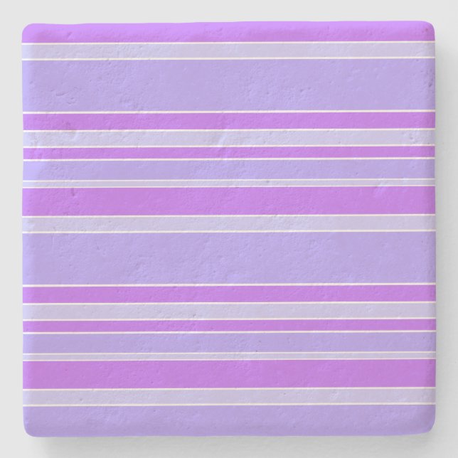 Posavasos De Piedra Rayas violetas (Anverso)