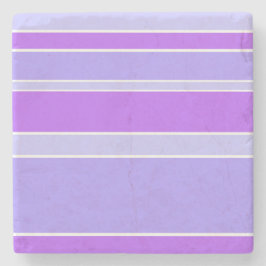 Posavasos De Piedra Rayas violetas