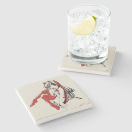 Posavasos De Piedra RBP, Neko, el Chica sexy de Anime