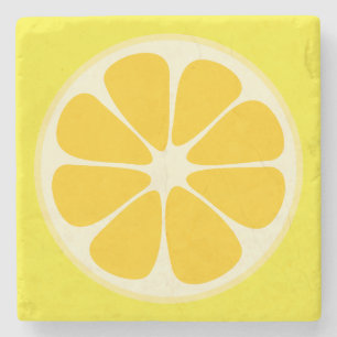Posavasos De Piedra Rebanada jugosa linda de la fruta tropical del