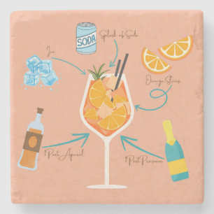 Posavasos De Piedra Receta de Aperol
