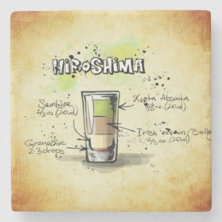 Posavasos De Piedra Receta de bebida Hiroshima Bartender