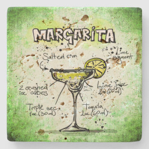 Posavasos De Piedra Receta de la bebida de Margarita