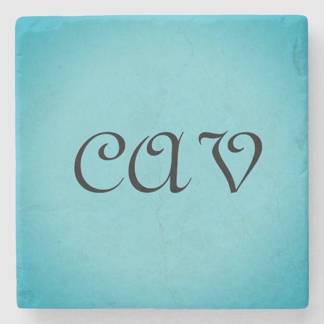 Posavasos De Piedra Recoleta Cornflower Blue (Anverso)