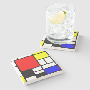 Posavasos De Piedra rectángulos MOSAIC cuadrados de color I + tus idea