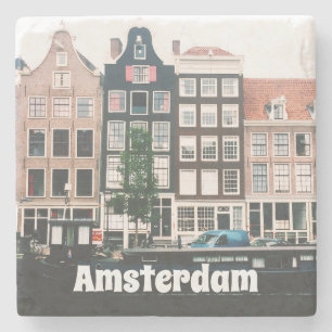 Posavasos De Piedra Recuerdo de viaje de Ámsterdam