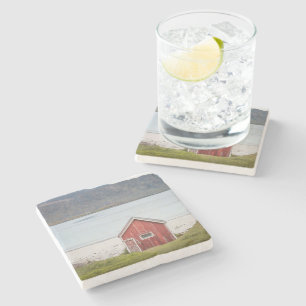 Posavasos De Piedra Red Cabin Ramberg Lofoten