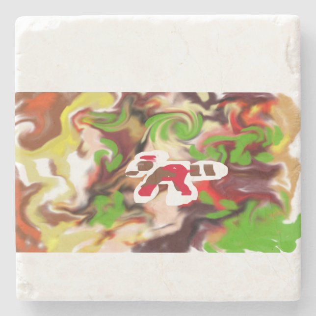 Posavasos De Piedra Red Panda  are cool  (Anverso)