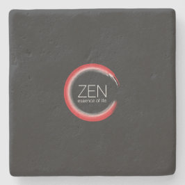 Posavasos De Piedra Red Zen