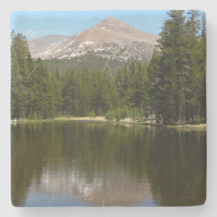 Posavasos De Piedra Reflejo del lago Yosemite