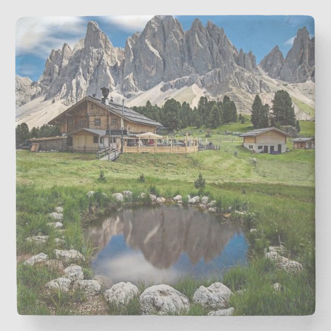 Posavasos De Piedra Reflejos del Rancho (Anverso)