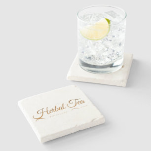 Posavasos De Piedra Reflexión de Té de Hierbas