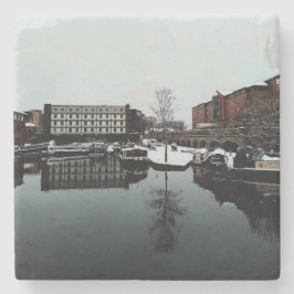 Posavasos De Piedra Reflexión en el agua