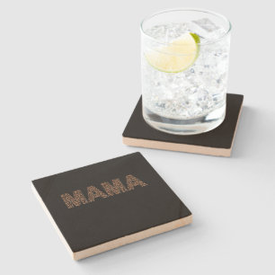Posavasos De Piedra Regalo de Cumpleaños de Moda con Diseño de Leopard