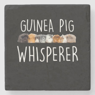 Posavasos De Piedra Regalo de ganadería de cerdo guineano