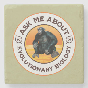 Posavasos De Piedra Regalo de humor de evolución para profesor de biol
